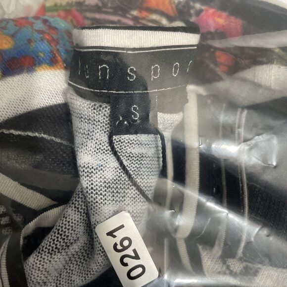 FunSport Women’s S Floral Abstract Tunic Lagenlook Long Sleeve Artsy Boho - Picture 3 of 12